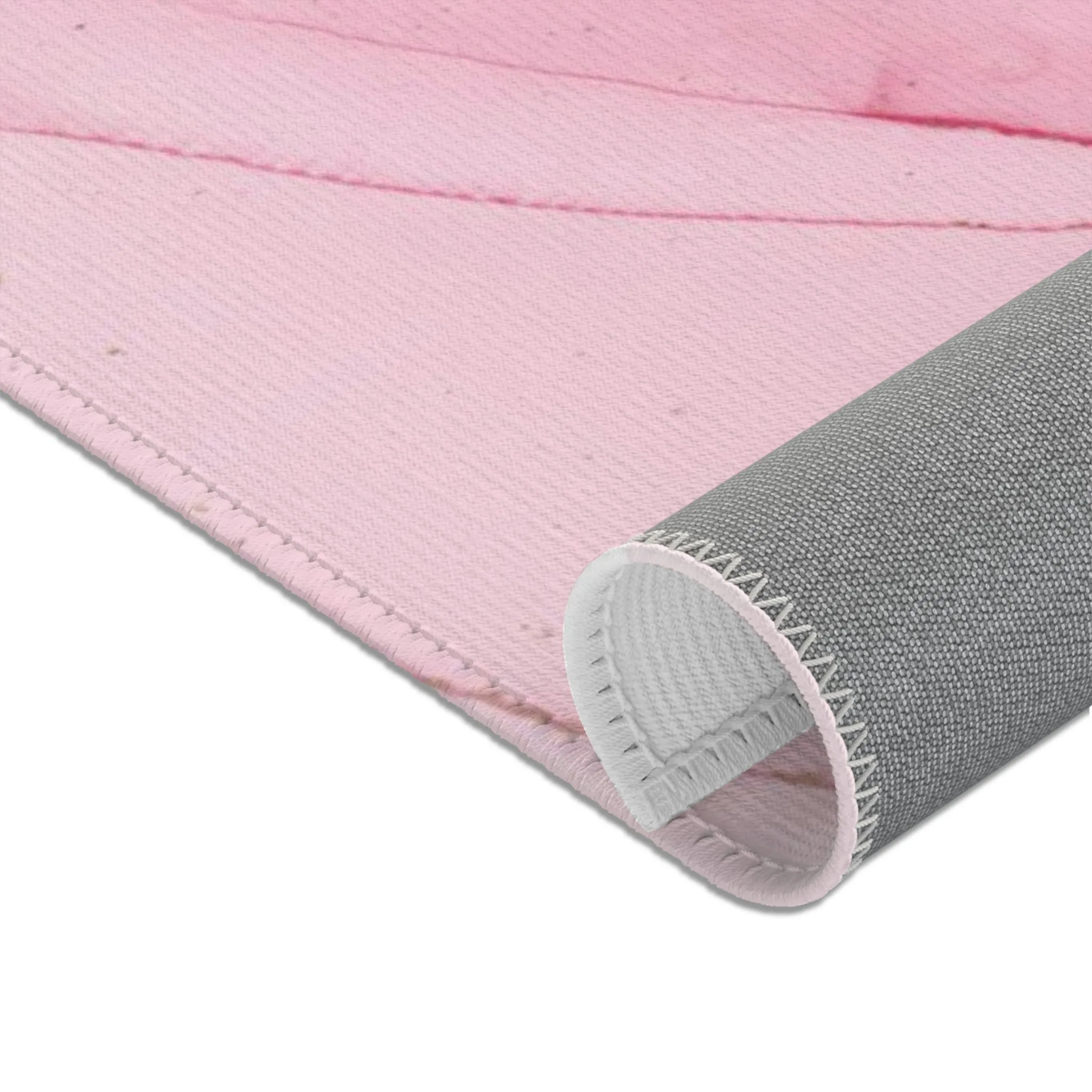 Abstract Area Rug | Blush Pink Ombre