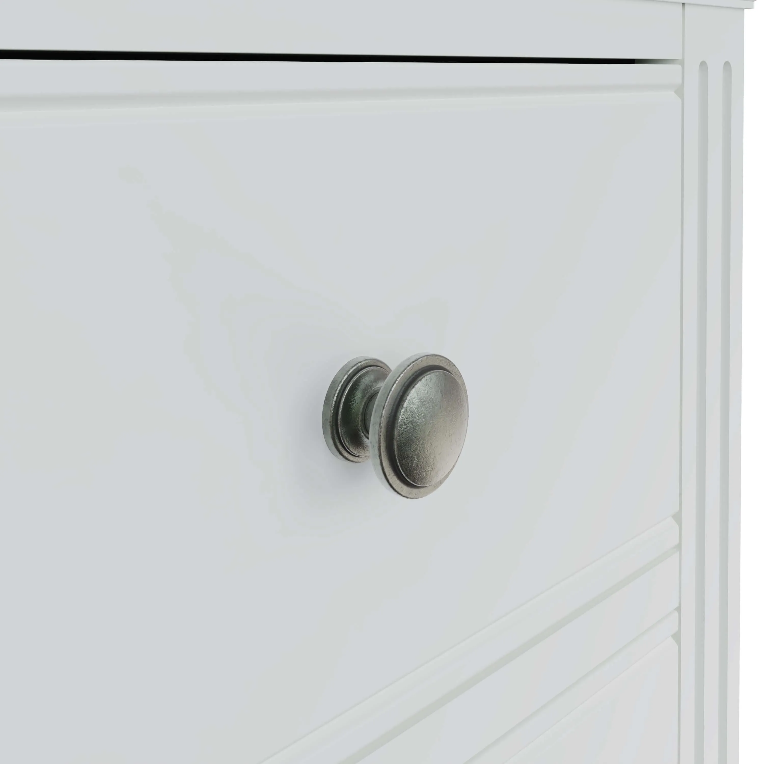 Amelia Narrow White Chest Of Drawers