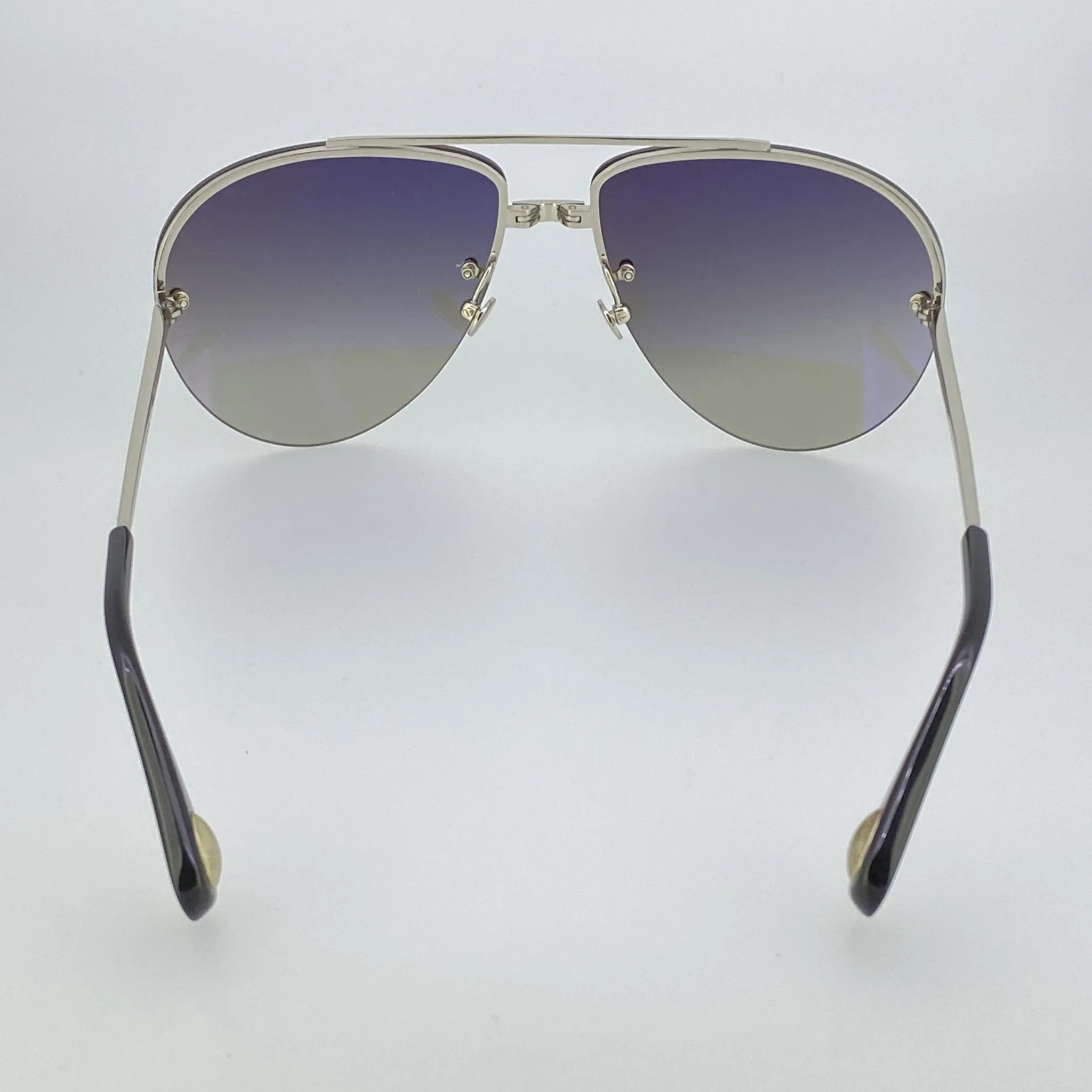 Ann Demeulemeester Men's Sunglasses White Gold and Gray AD13C1SUN