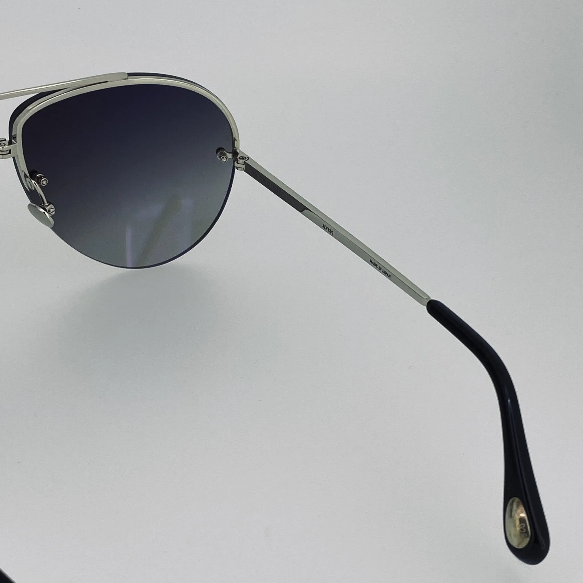 Ann Demeulemeester Men's Sunglasses White Gold and Gray AD13C1SUN