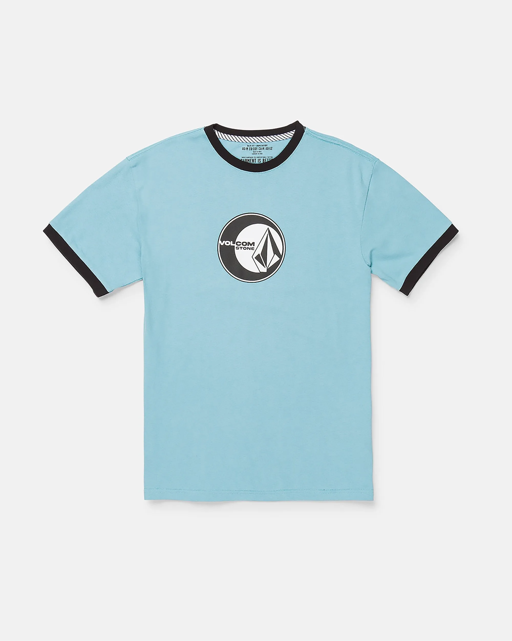 Big Boys Stone Coast Ringer Short Sleeve Tee - Blue