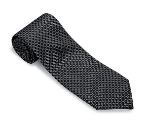 Black Monroe Links Necktie - F5209