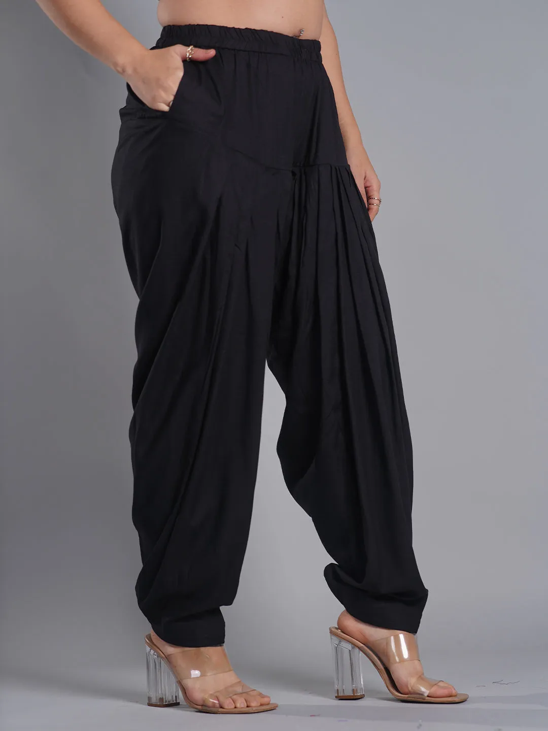 Black Rayon Salwar