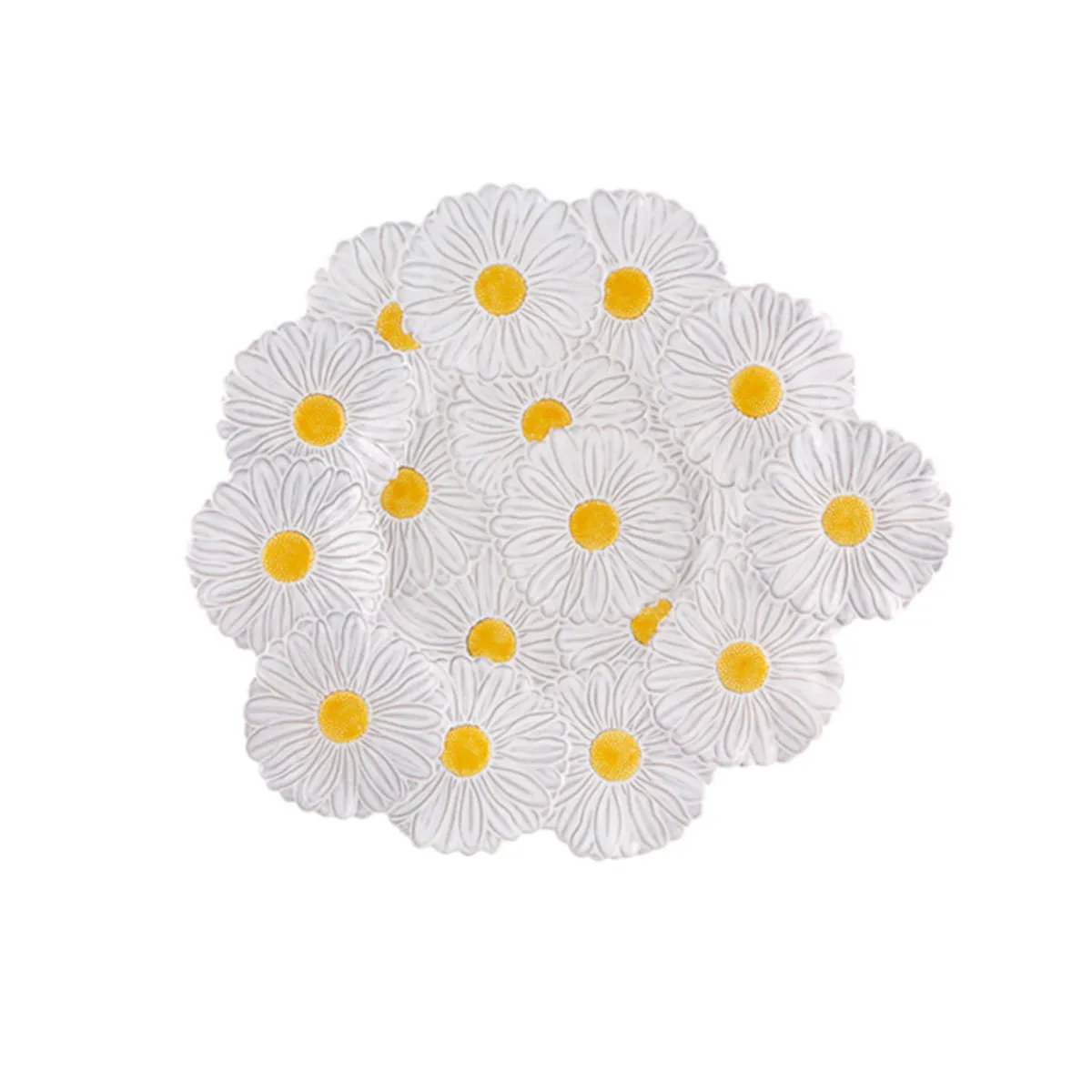 Bordallo Pinheiro Maria Flor Centrepiece White 47cm