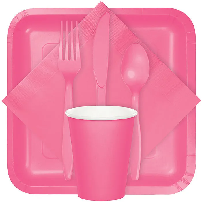 Bulk Candy Pink Assorted Plastic Cutlery (288 per Case)