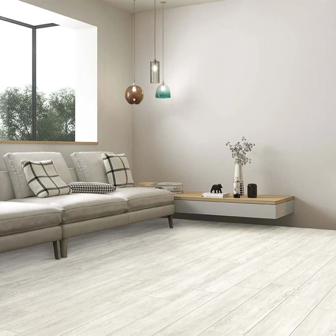 Caldera Blanca, 8" x 47" - Porcelain Tile