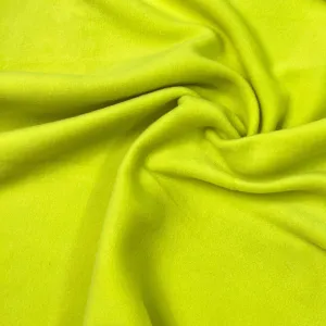 Citrus Polyester/Spandex Fleece Fabric - 230 GSM