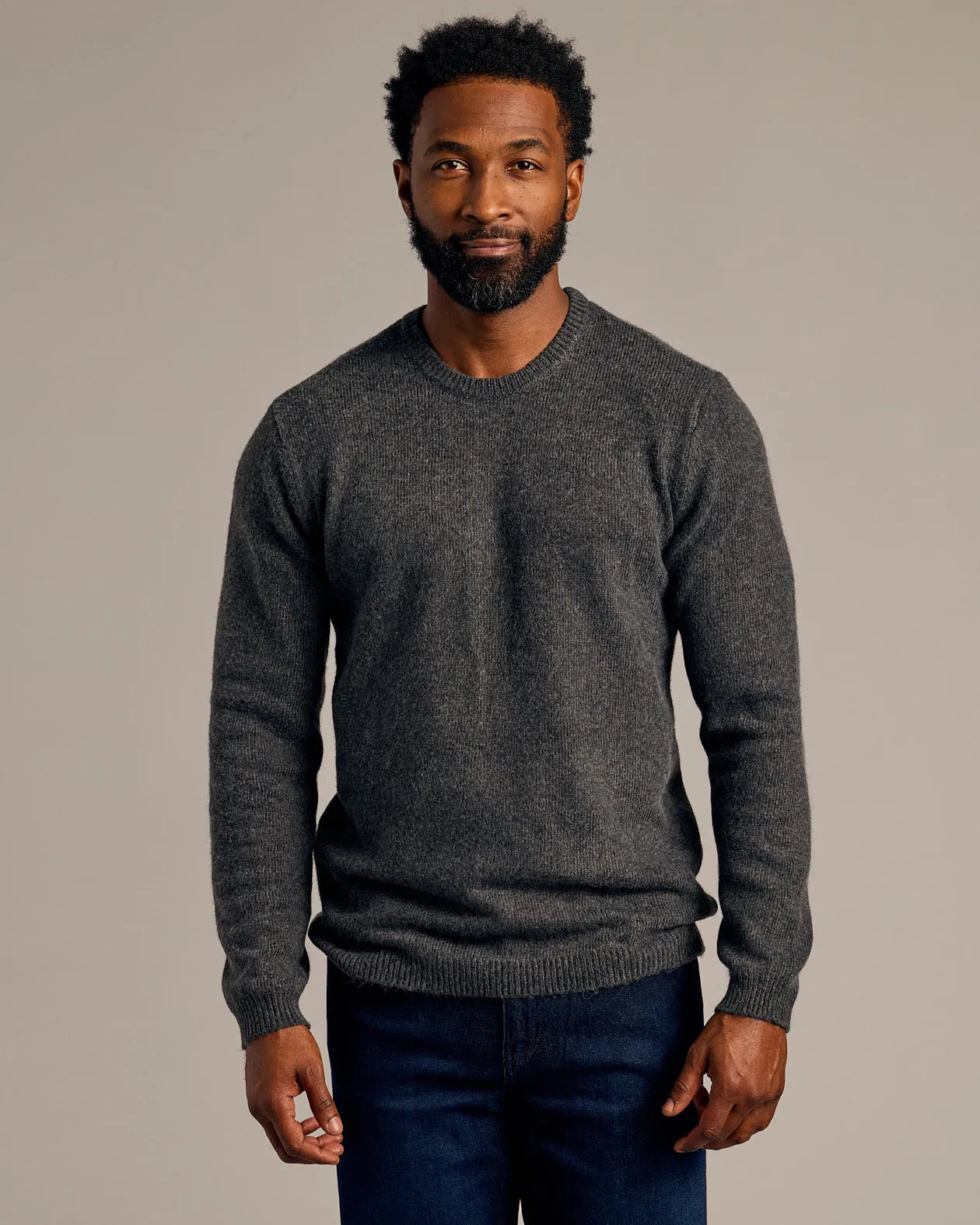 Dark Hues Marled Crew Neck Sweater 2-Pack