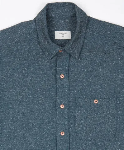 Denton Herringbone Denim Shirt