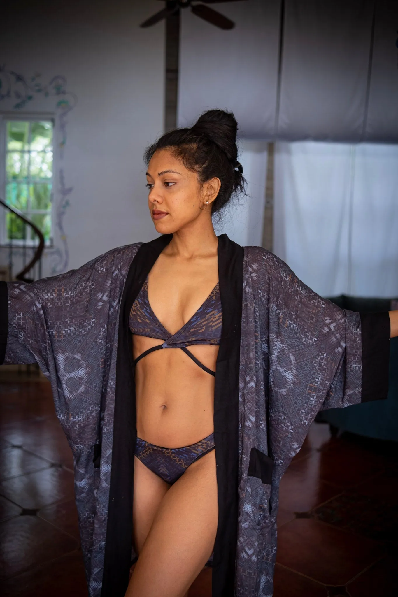 Digital Print Kimono ~ Prana love