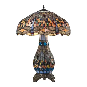 Dragonfly 26" High 3-Light Table Lamp