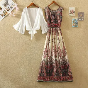 Floral cotton dress