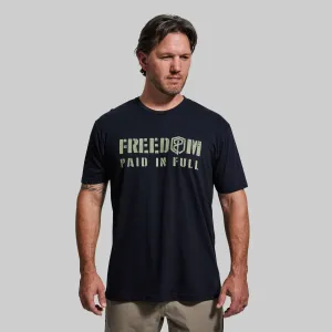 Freedom Paid In Full T-Shirt (Black)