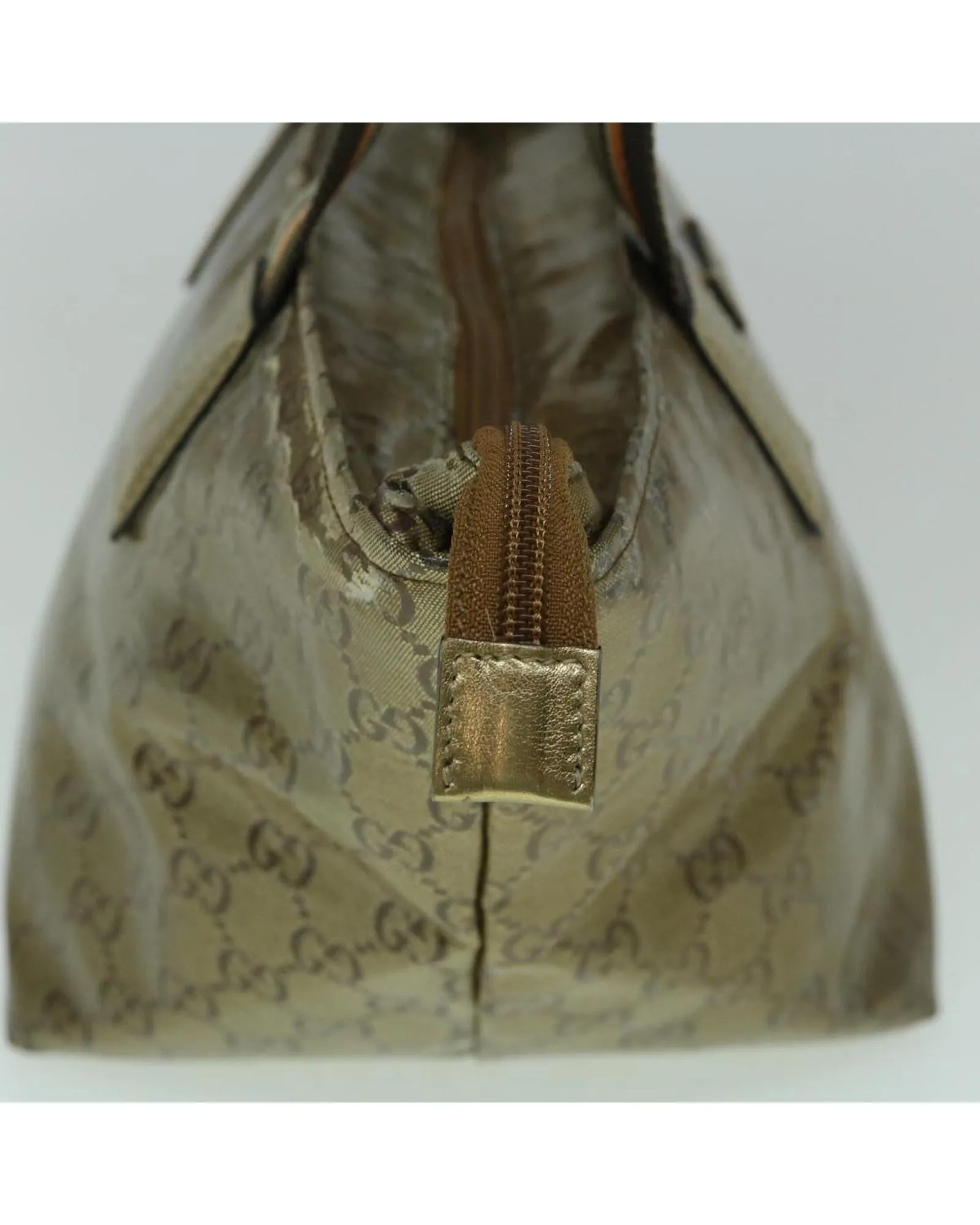 GG Canvas Crystal Tote Bag with Gold Tone Accents