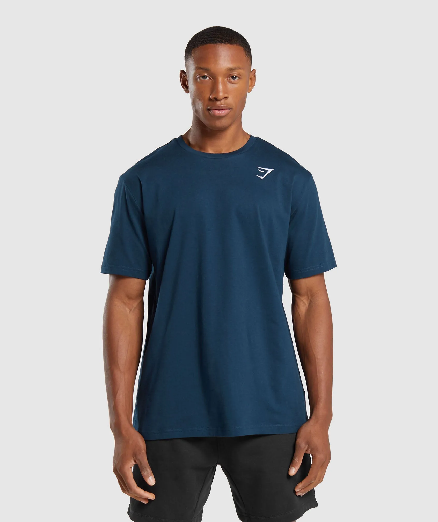 Gymshark Crest T-Shirt - Navy