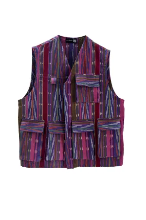 Ikat Utility Vest No.01