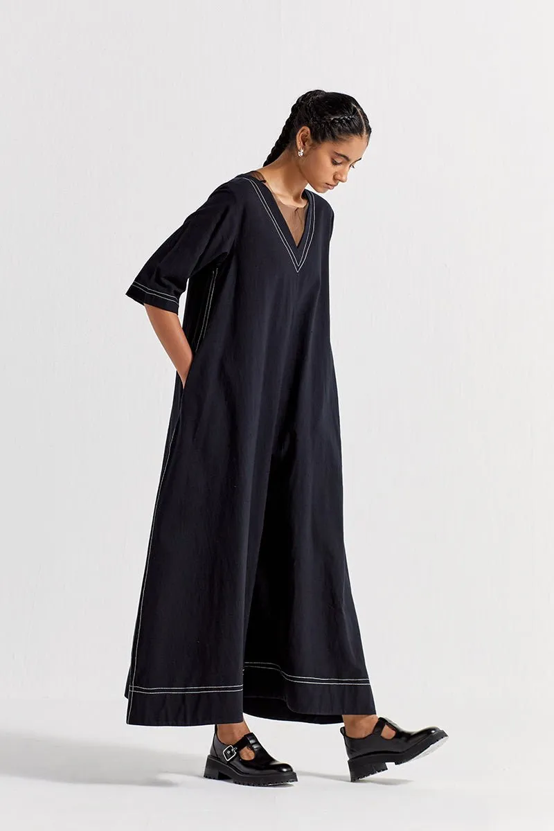 Jumpsuit (With Net Slip) - Black