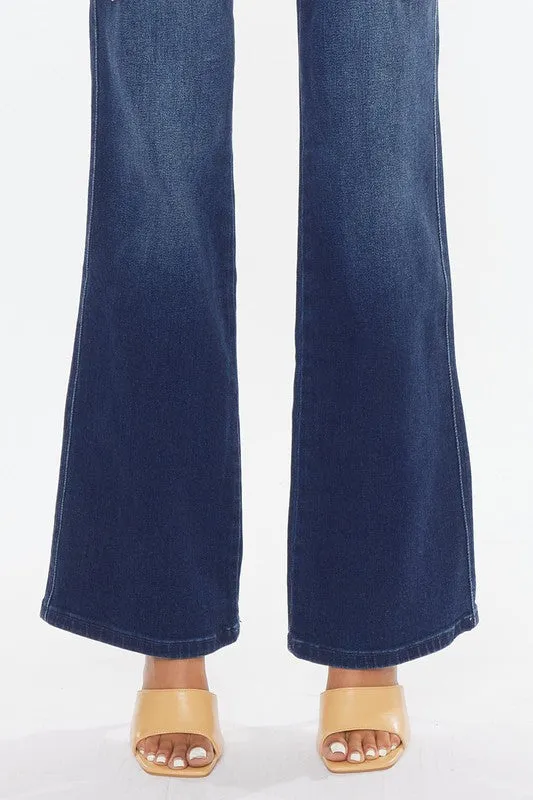 Kan Can High Rise Slim Flare Jeans