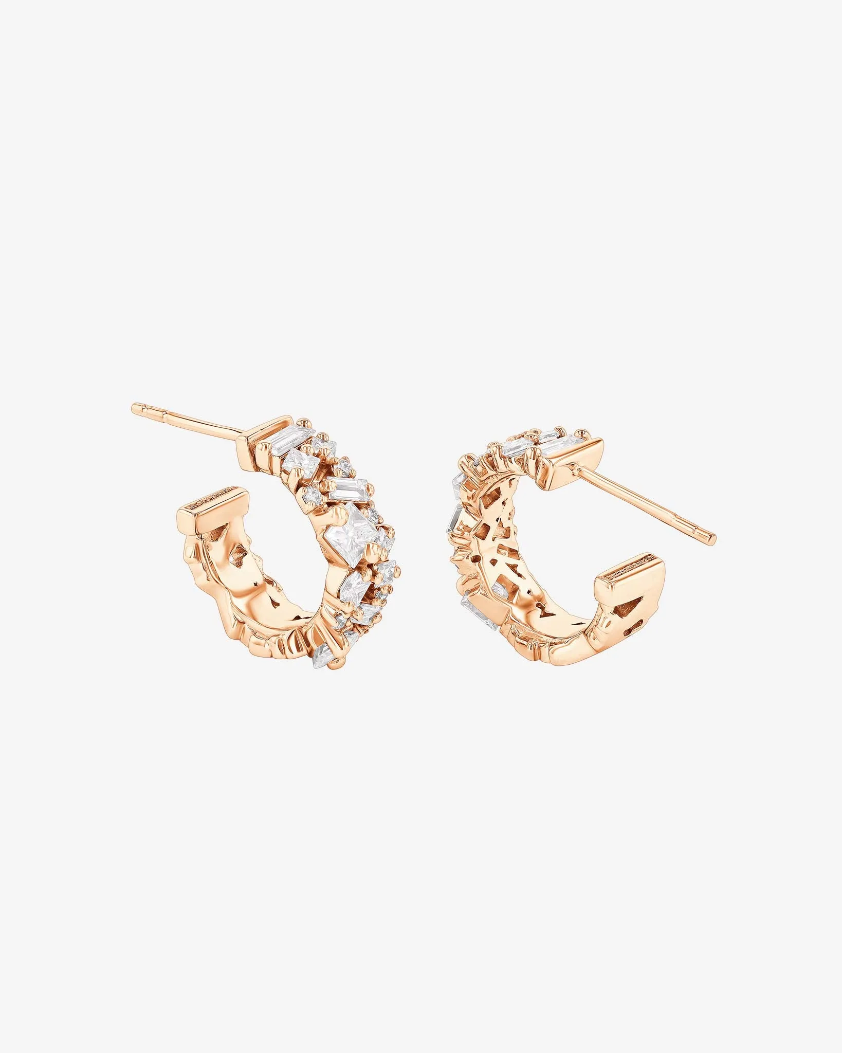 La Fantaisie Diamond Mini Hoops