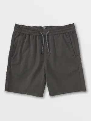 Little Boys Frickin Elastic Waist Shorts - Charcoal Heather