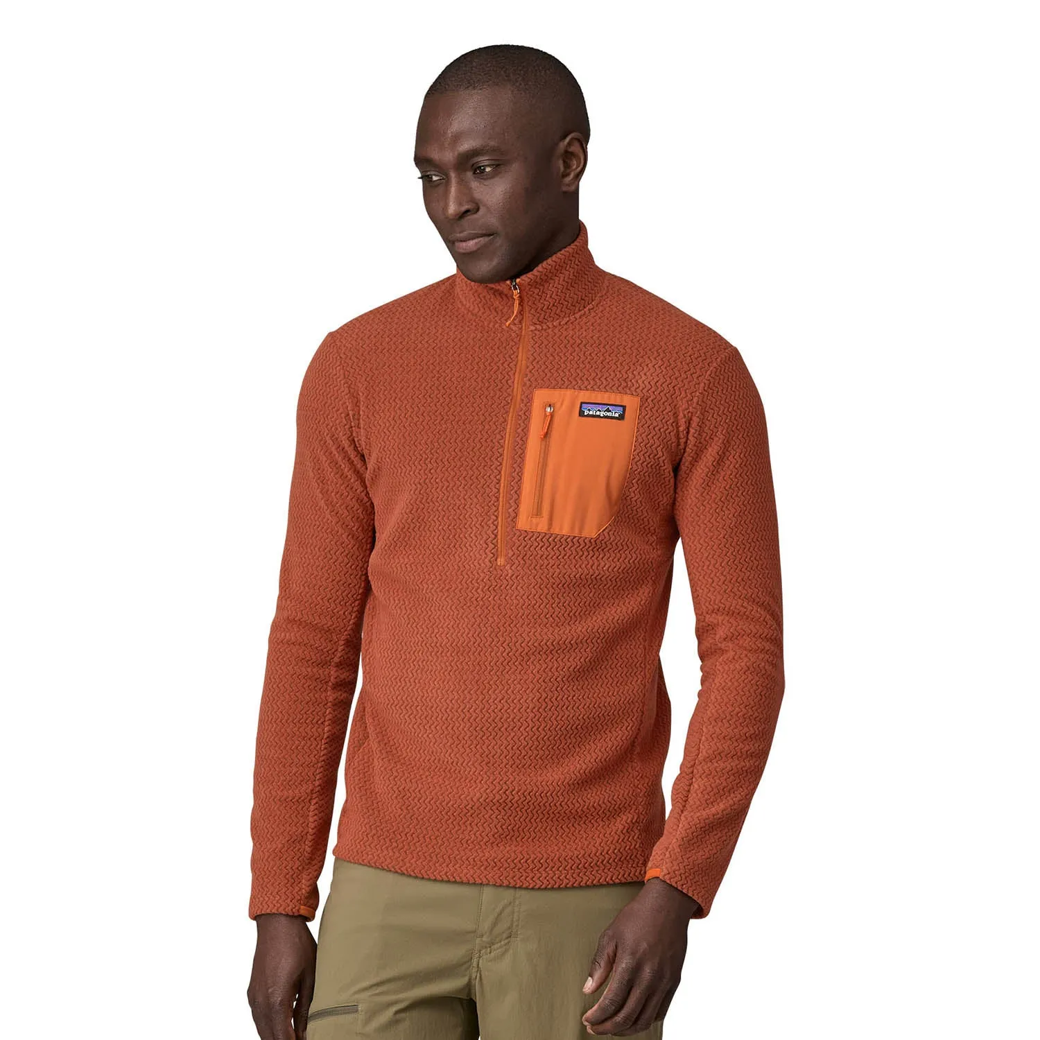 Mens R1 Air Zip Neck Fleece