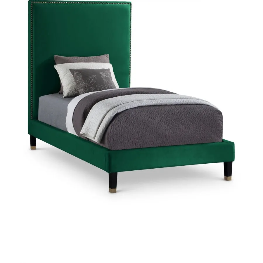 Meridian Furniture Harlie Velvet Bed