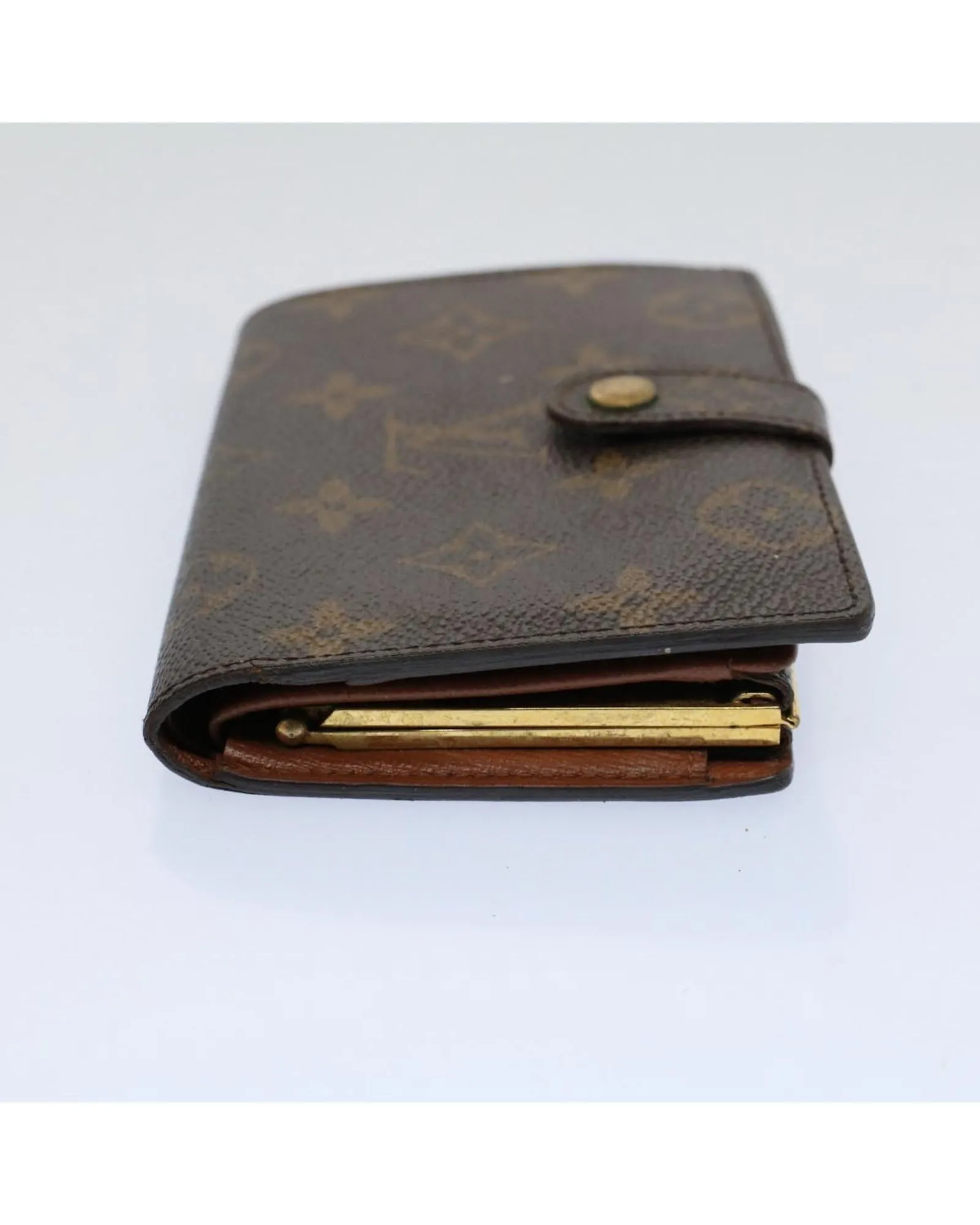 Monogram Canvas Wallet with Multiple Pockets