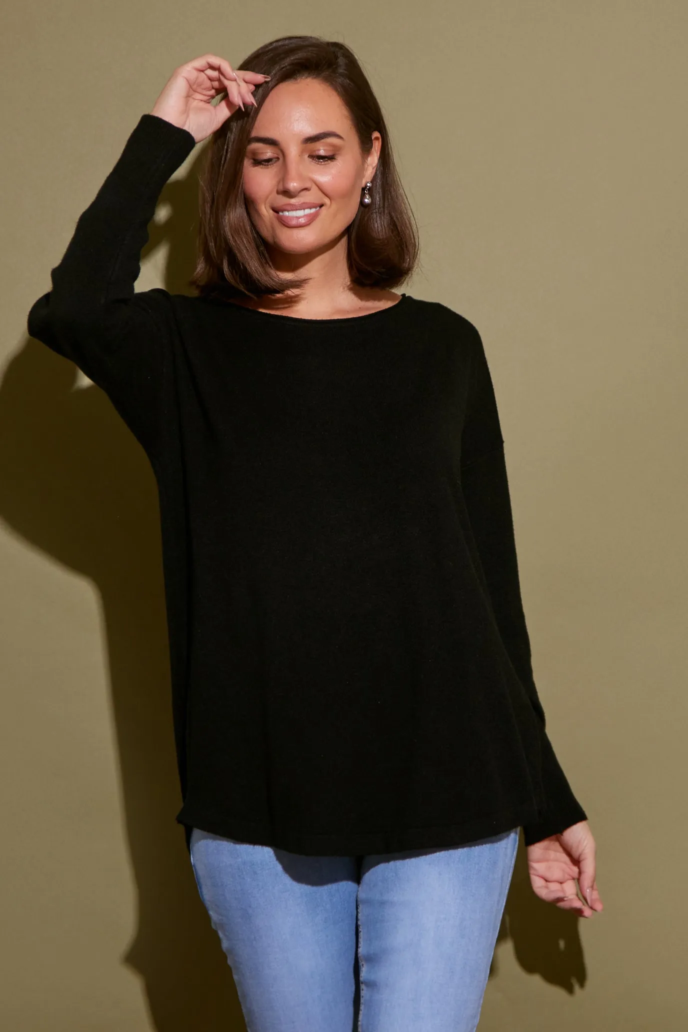 Nola Knit Jumper - Black