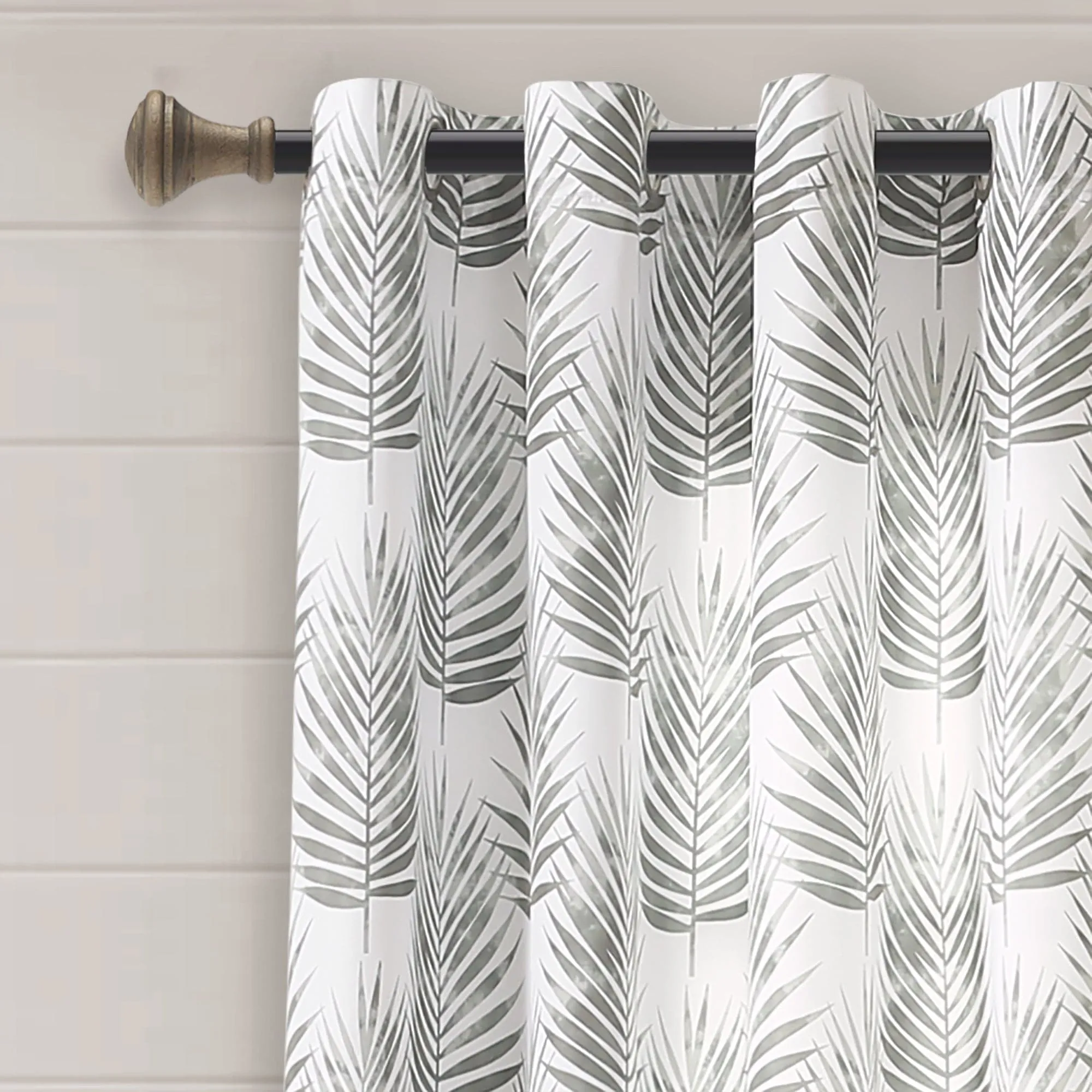 Palm Lane Window Curtain Panel Set