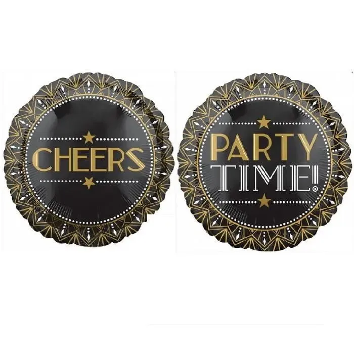 Party Time Cheers Foil Balloon