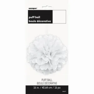 Puff Decor 16" White