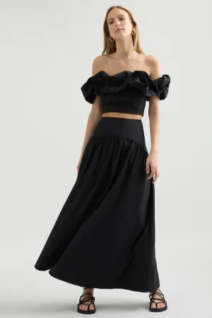 Savannah Maxi Skirt - Black