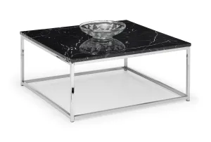 Scala Black Marble Top Coffee Table