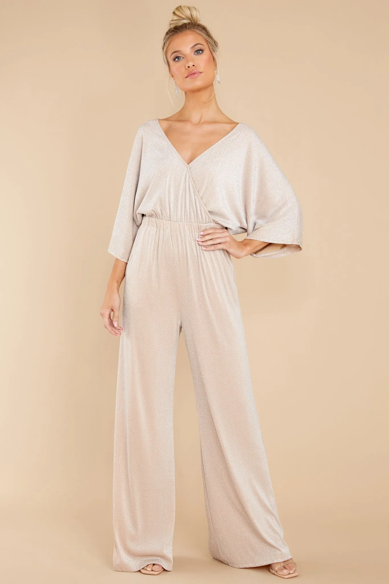 Sparkling Standards Champagne Jumpsuit