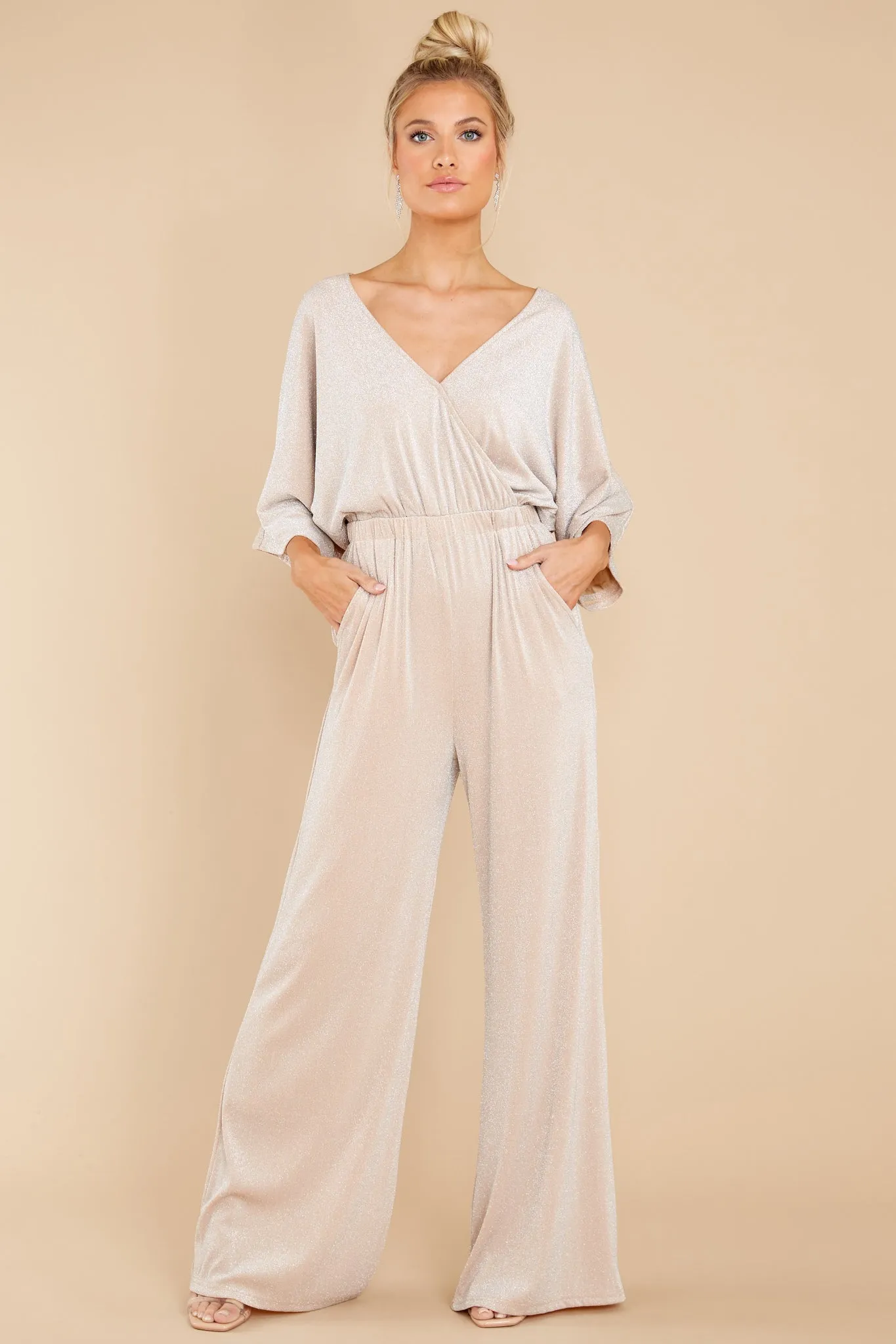 Sparkling Standards Champagne Jumpsuit