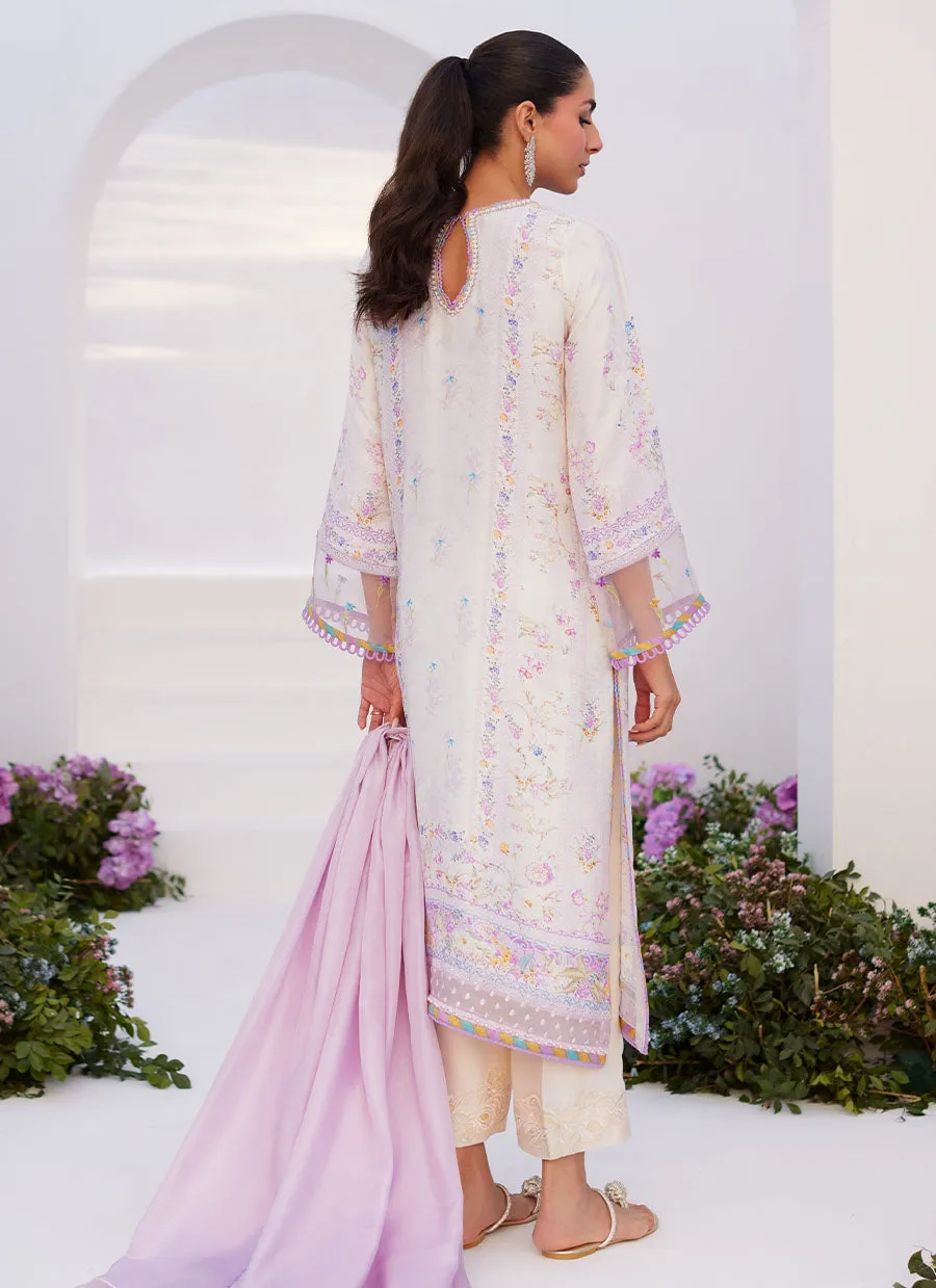 Thistle Lilac Shirt and Dupatta