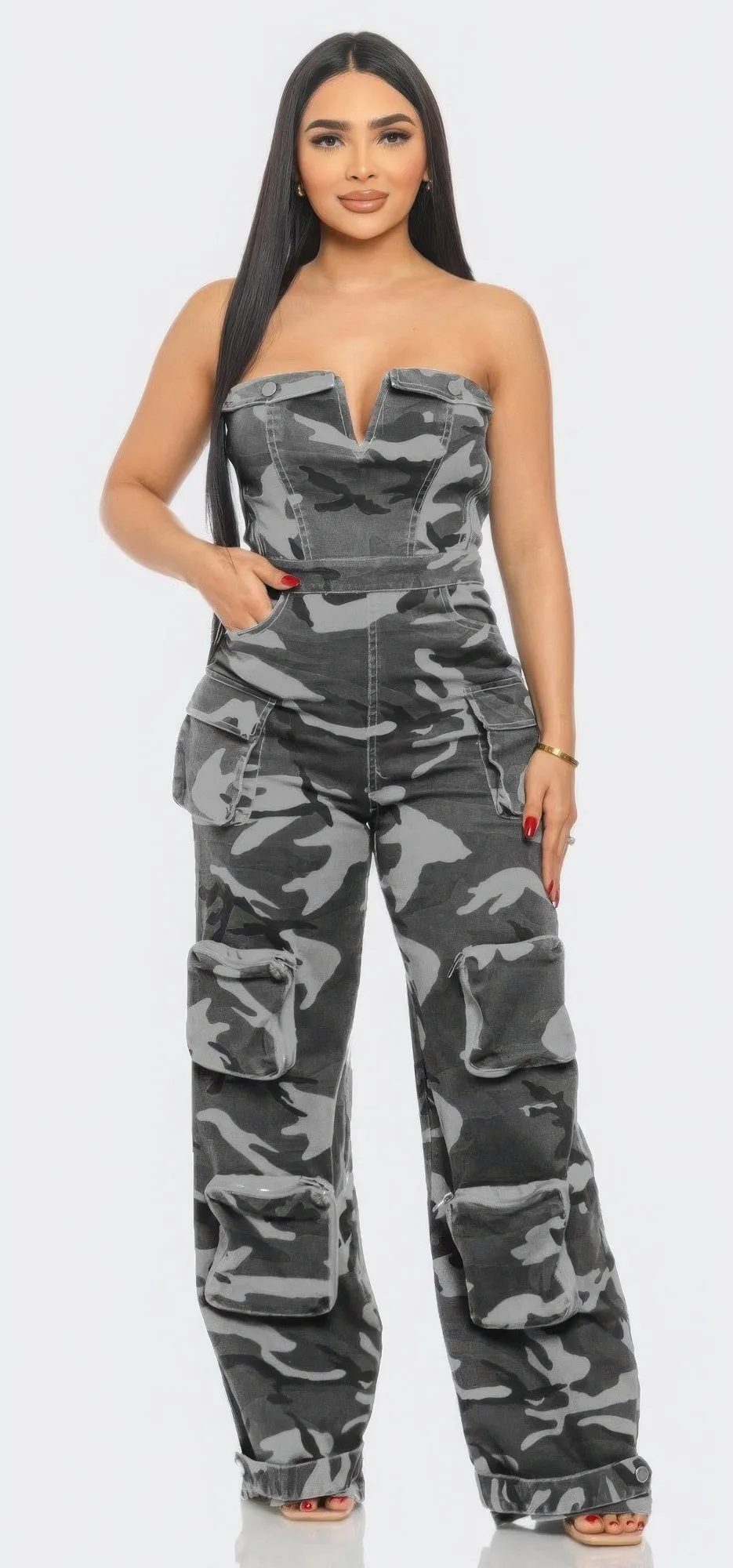 War Style Tube jumpsuit