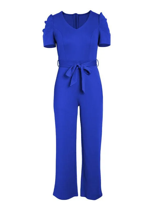 Women's Jumpsuits Solid Long Sleeve Slim Fit Jumpsuit