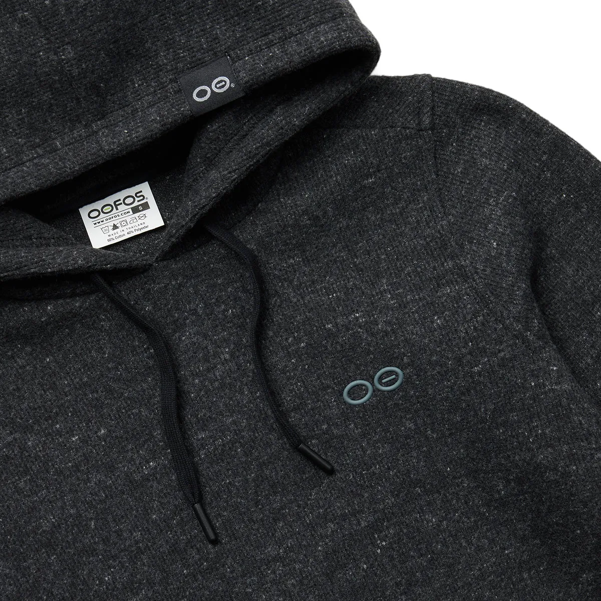 Women's OOmy Knit Hoodie - Dark Charcoal Gray Heather